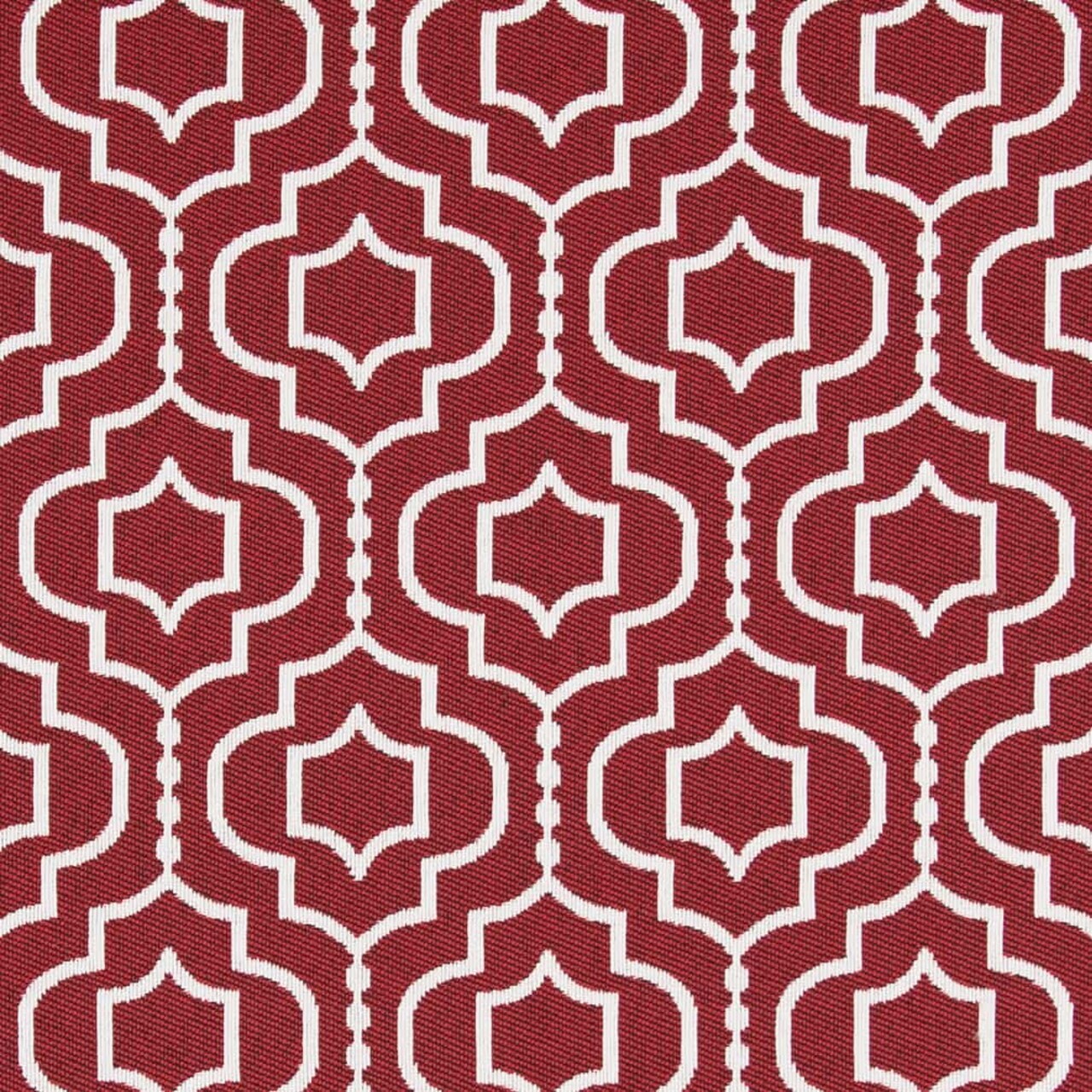 Crimson - Red & Burgundy Abstract & Geometric Upholstery Fabric 54 Inches"